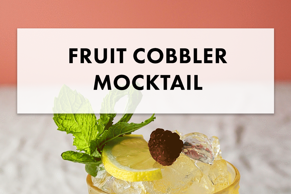 Alcohol-Free Twist on a Classic Sherry Cobbler