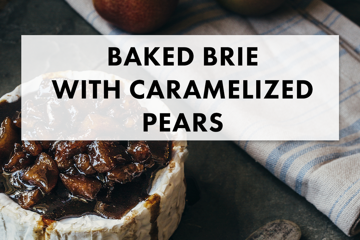 Delicious Baked Brie with Stewed Fruit