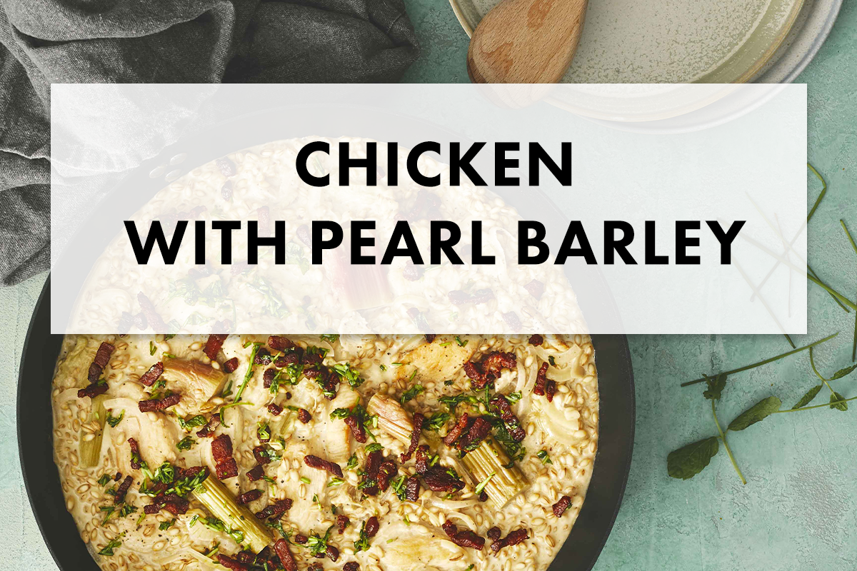 Super Simple Braised Chicken with Pearl Barley Recipe