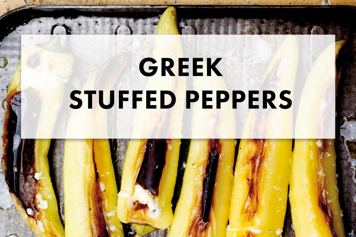 Mediterranean Stuffed Peppers with Feta: A Greek-Inspired Vegetarian Delight