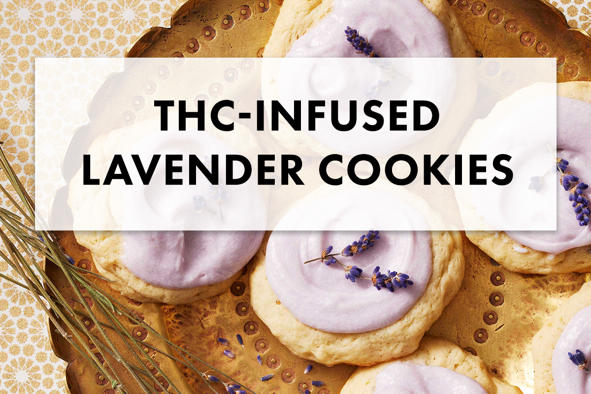 Lavender Sour Cream Canna Cookies