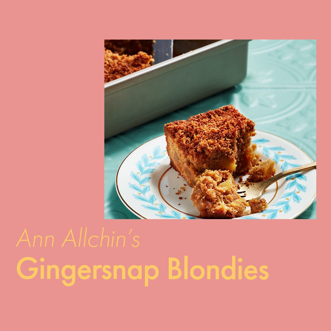 Recipe for Cannabis Gingersnap Blondies