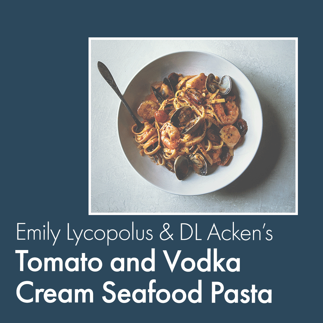 Tomato and Vodka Creamy Seafood Pasta