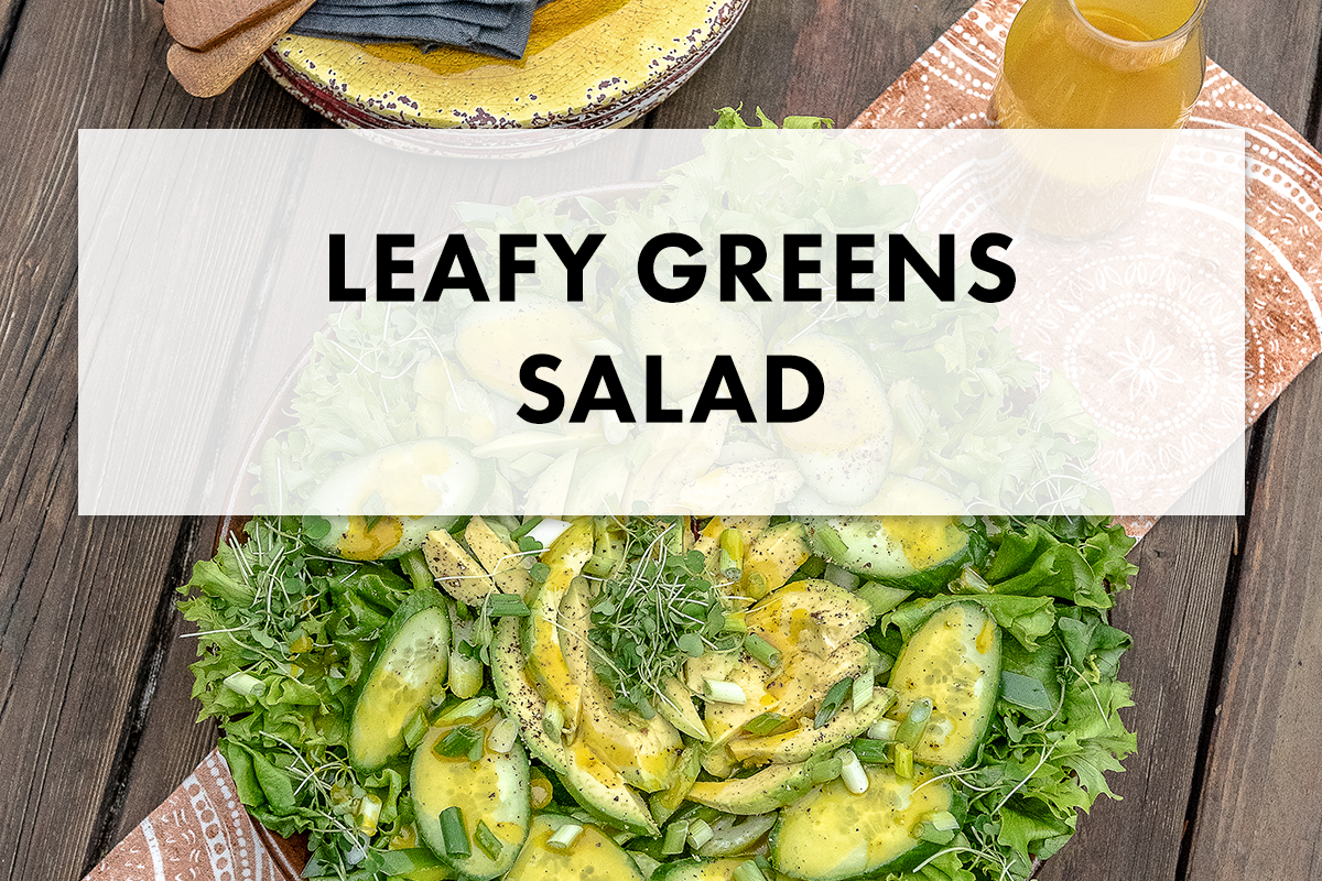 Easy Alberta Greens Salad Recipe with Homemade Vinaigrette