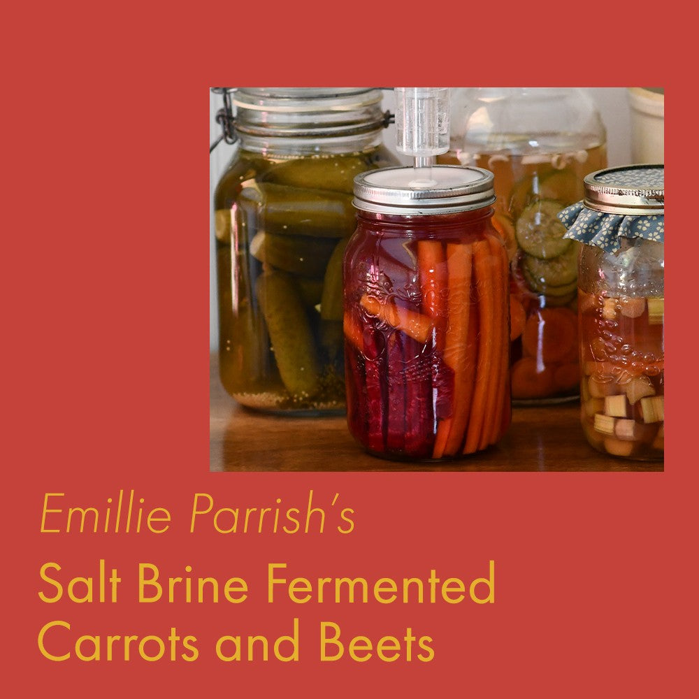 RECIPE: Salt Brine Fermented Carrots & Beets