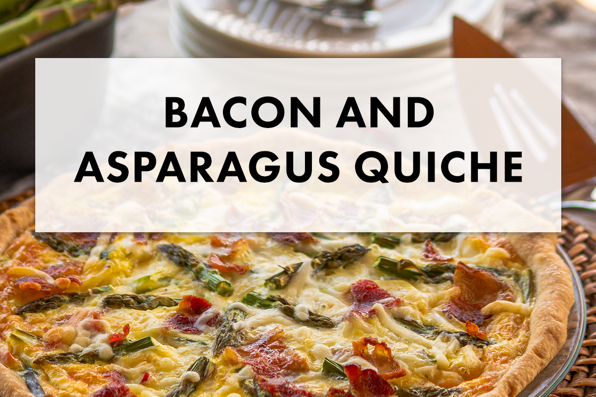 Your Brunch Table with the Best Bacon and Asparagus Quiche Recipe